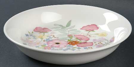 Meadow Sweet (Bone) Coupe Soup Bowl