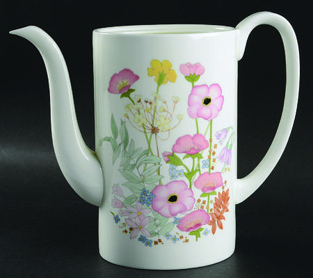 Meadow Sweet (Bone) Coffee Pot No Lid