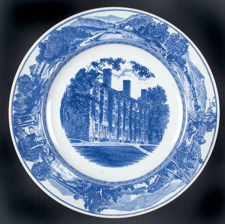 Middlebury College Blue Dinner Plate