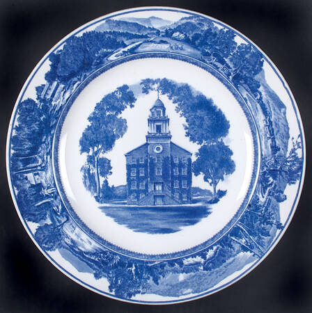 Middlebury College Blue Dinner Plate