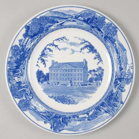 Middlebury College Blue Dinner Plate