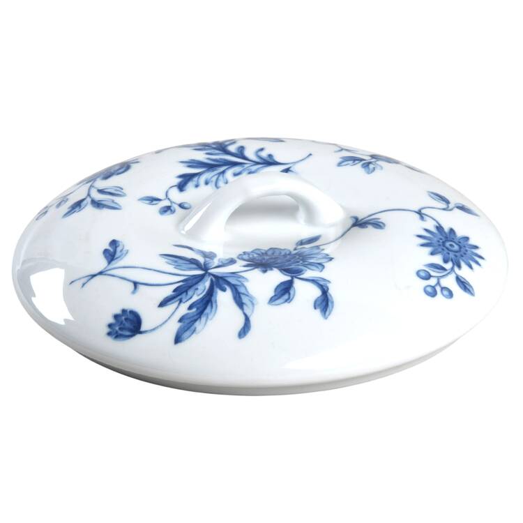 Mikado (Blue Flowers) Lid for 2 Qt Round Covered Casserole