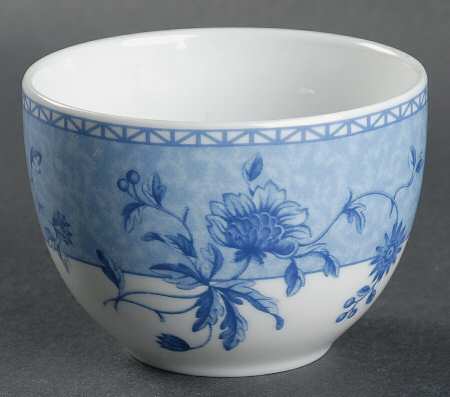Mikado (Blue Flowers) Open Sugar Bowl