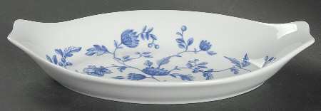 Mikado (Blue Flowers) 9" Augratin