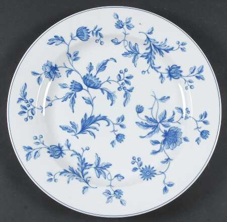 Mikado (Blue Flowers) 12" Chop Plate (Round Platter)