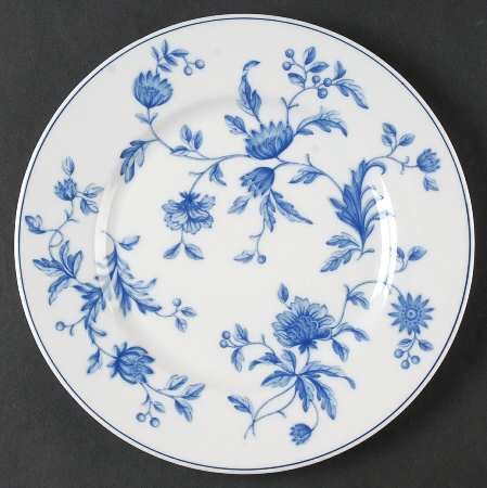 Mikado (Blue Flowers) Luncheon Plate