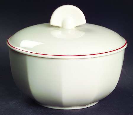 Milford (Octagonal, Earthenware) Sugar Bowl & Lid