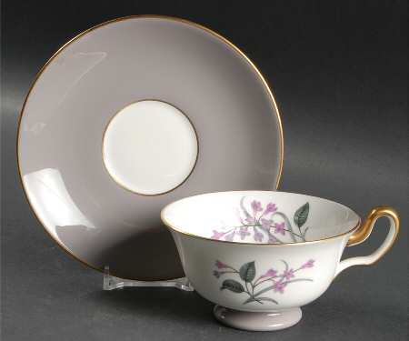 Milford (Bone China) Footed Cup & Saucer Set