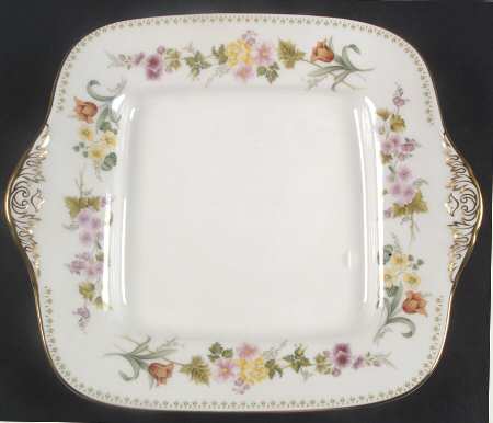 Mirabelle Square Handled Cake Plate