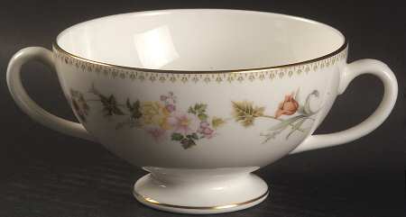 Mirabelle Footed Cream Soup Bowl