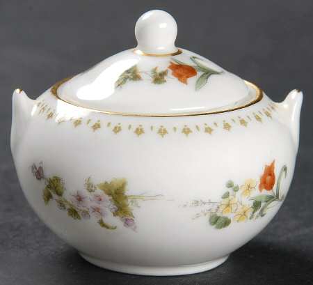 Mirabelle Miniature Sugar Bowl & Lid