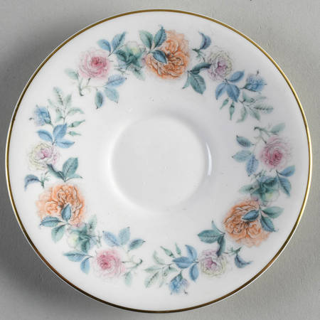 Mist Rose Saucer for Demitasse Cup