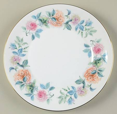Mist Rose Luncheon Plate