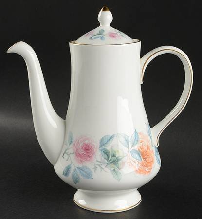 Mist Rose Coffee Pot & Lid