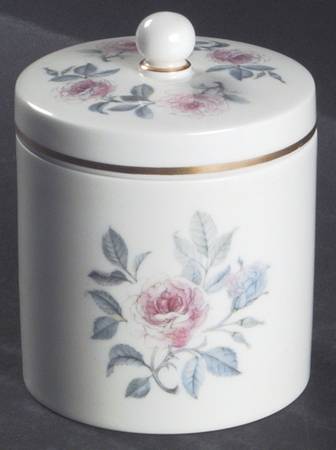 Mist Rose Candy Jar & Lid