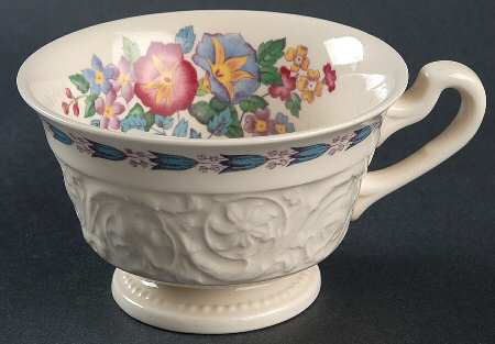 Morning Glory (No Trim) Footed Cup