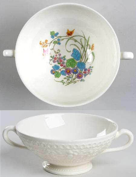 Montreal Footed Cream Soup Bowl