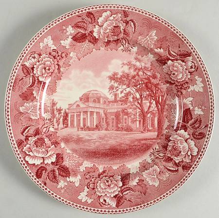 Monticello Pink (Floral Rim) by Wedgwood