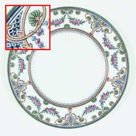 Montreal (No Floral Center, Green Trim) by Wedgwood