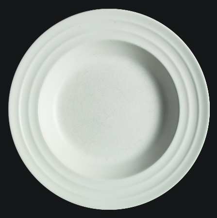 Moonstone (Matte) Large Rim Soup Bowl