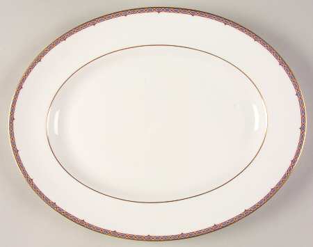 Moresque 14" Oval Serving Platter