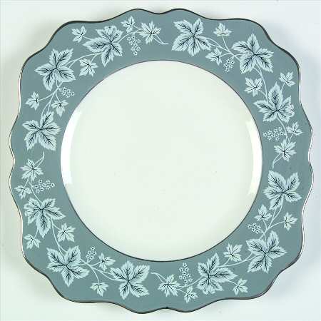 Moselle Gray Square Salad Plate