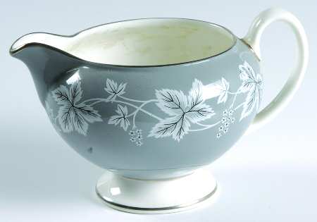 Moselle Gray Leigh Shape Creamer