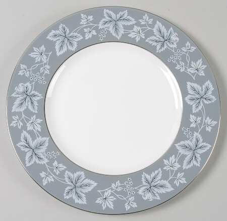 Moselle Gray Luncheon Plate