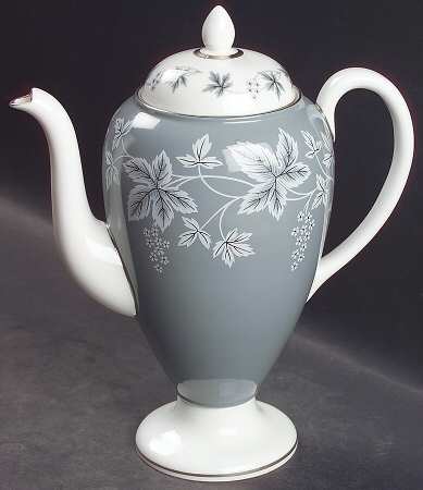 Moselle Gray Mini Coffee Pot & Lid