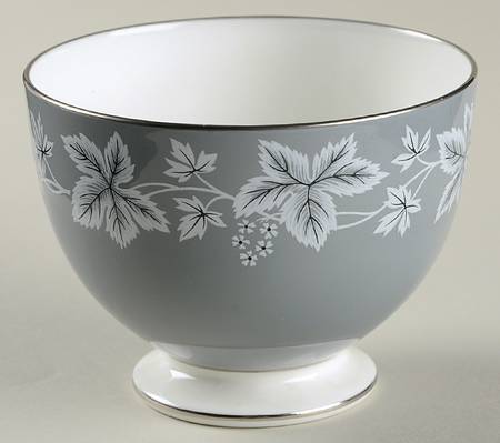 Moselle Gray Open Sugar Bowl