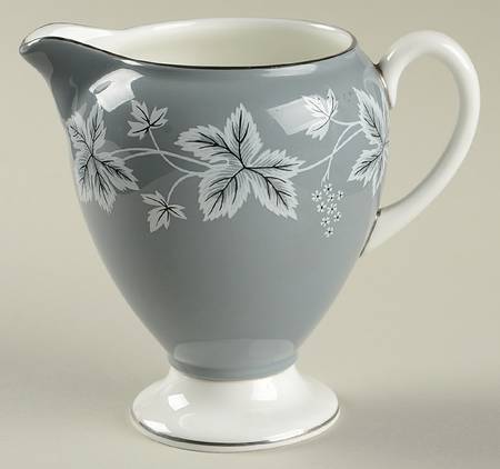 Moselle Gray Globe Shape Creamer