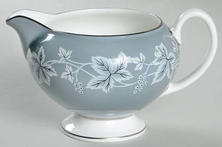 Moselle Gray Leigh Shape Creamer