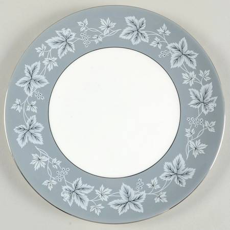 Moselle Gray Cake Plate