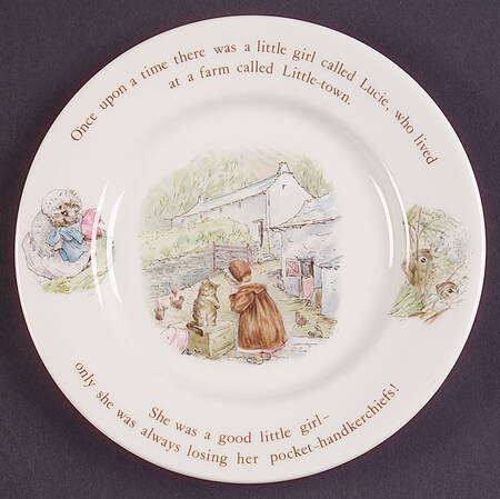 Mrs Tiggy Winkle Bread & Butter Plate
