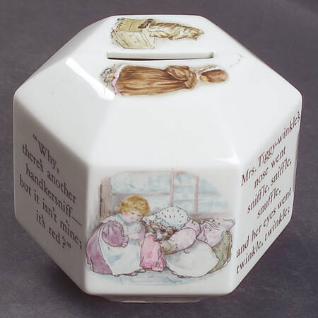 Mrs Tiggy Winkle Round Money Box