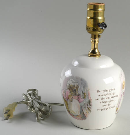 Mrs Tiggy Winkle 13" Electric Lamp No Shade