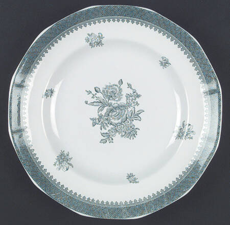 Mount Vernon Green Dinner Plate
