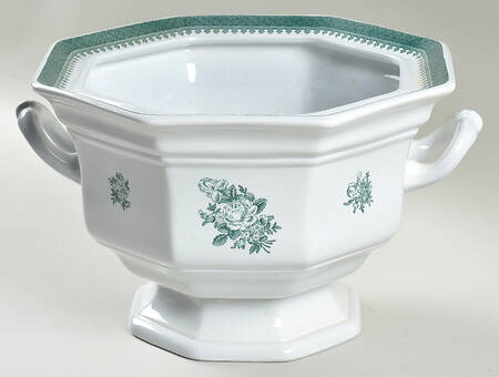 Mount Vernon Green Tureen No Lid