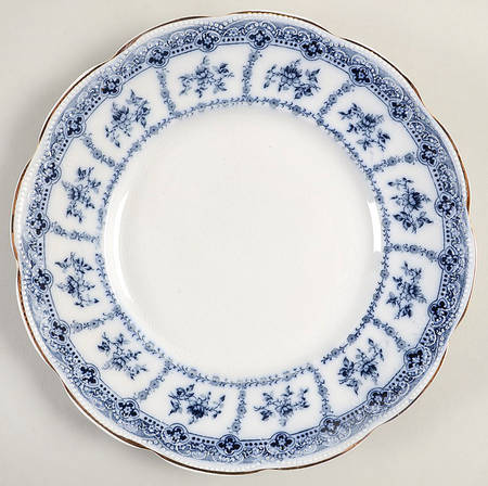 Muriel (Gold Trim) Luncheon Plate