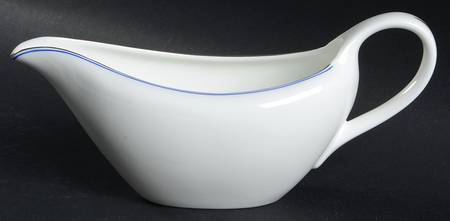 Mystique Blue Gravy Boat