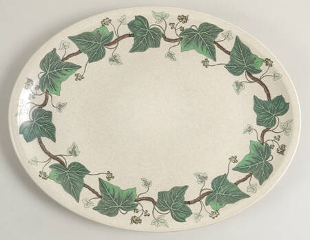 Napoleon Ivy Green (Oven To Table) 12" Oval Serving Platter