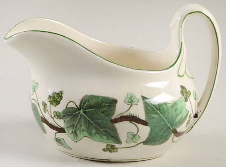 Napoleon Ivy Green (Queen's Ware) Creamer