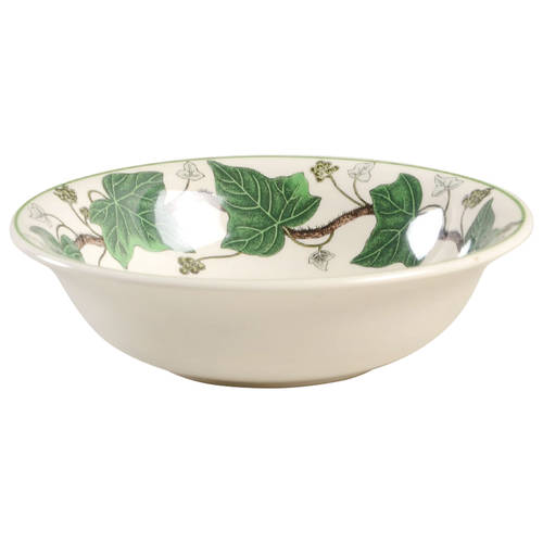 Napoleon Ivy Green (Queen's Ware) Coupe Cereal Bowl