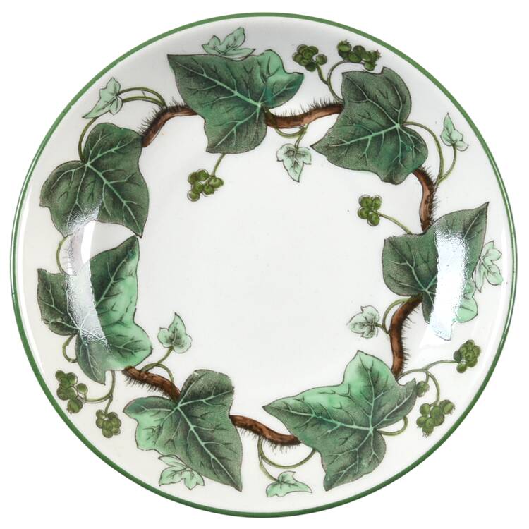Napoleon Ivy Green (Queen's Ware) Saucer for Bond Shape Demitasse Cup