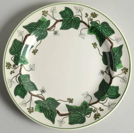 Napoleon Ivy Green (Queen's Ware) Dessert/Pie Plate