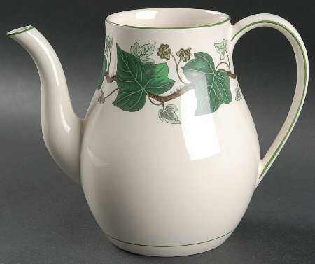 Napoleon Ivy Green (Queen's Ware) Coffee Pot No Lid