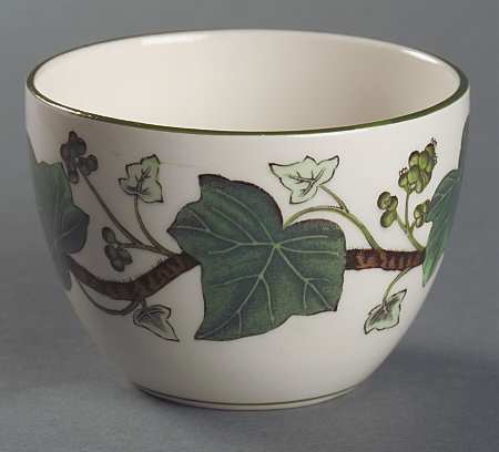 Napoleon Ivy Green (Queen's Ware) Open Sugar Bowl