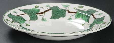 Napoleon Ivy Green (Queen's Ware) Rim Soup Bowl