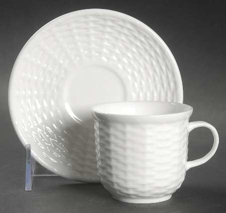Nantucket Flat Demitasse Cup & Saucer Set