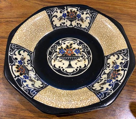 Nanette Black Saucer for Demitasse Cup